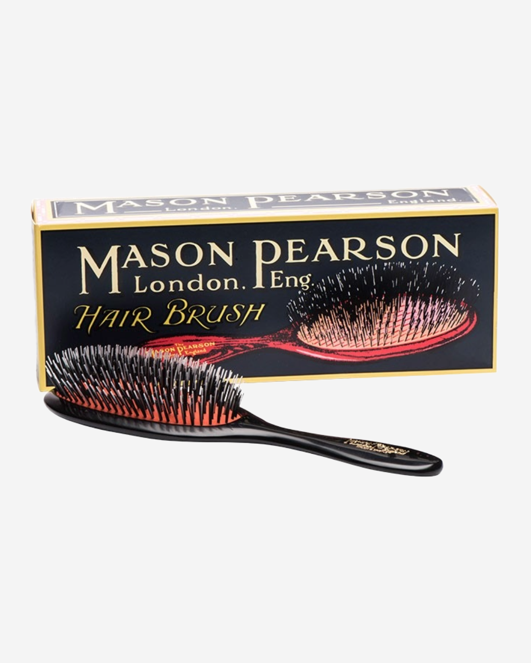 Mason Pearson er en tidløs klassiker kjent for sin enestående kvalitet. Håndlaget i England med over 130 års håndverkstradisjon, kombinerer Mason Pearson sin ekspertise med innovative teknikker for å skape et verktøy som varer livet ut.