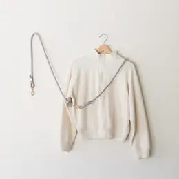 Hands Free Dog Braided Rope Leash | Grey | Taubånd | Hundebånd | Furlou