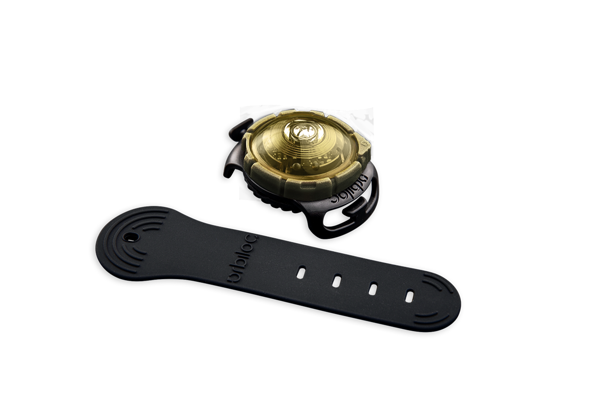 Orbiloc | Safety Light Dual | Sikkerhetslys til hund | Gold