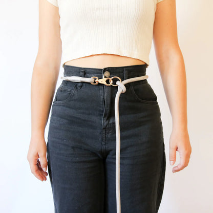 Hands Free Dog Braided Rope Leash | Grey | Taubånd | Hundebånd | Furlou