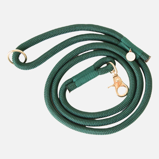 Braided Rope Leash | Evergreen | Taubånd | Hundebånd | Furlou