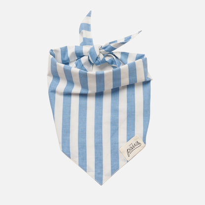Bandana til hund // Cabana Blue Stripes // the paws