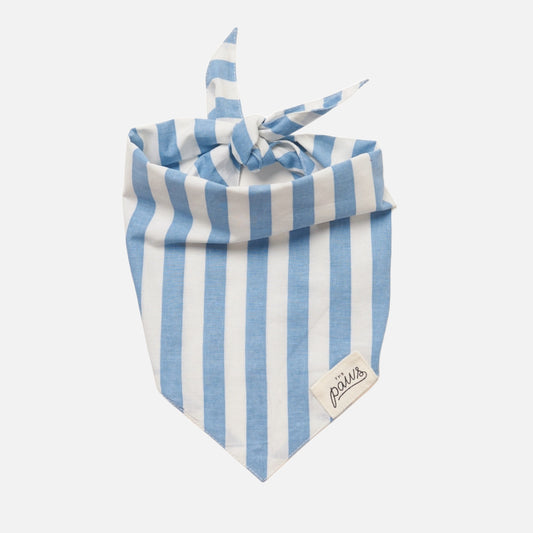 Bandana til hund // Cabana Blue Stripes // the paws