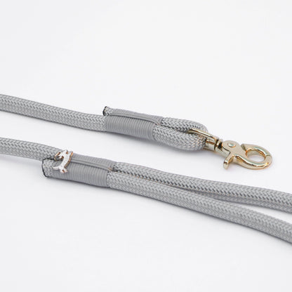 Braided Rope Leash | Grey | Taubånd | Hundebånd | Furlou