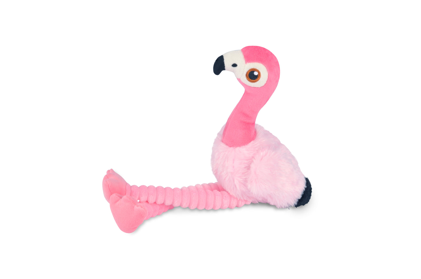 Hundeleke med pip | Flora The Flamingo | tåler maskinvask og tørketrommel | miljøvennlig