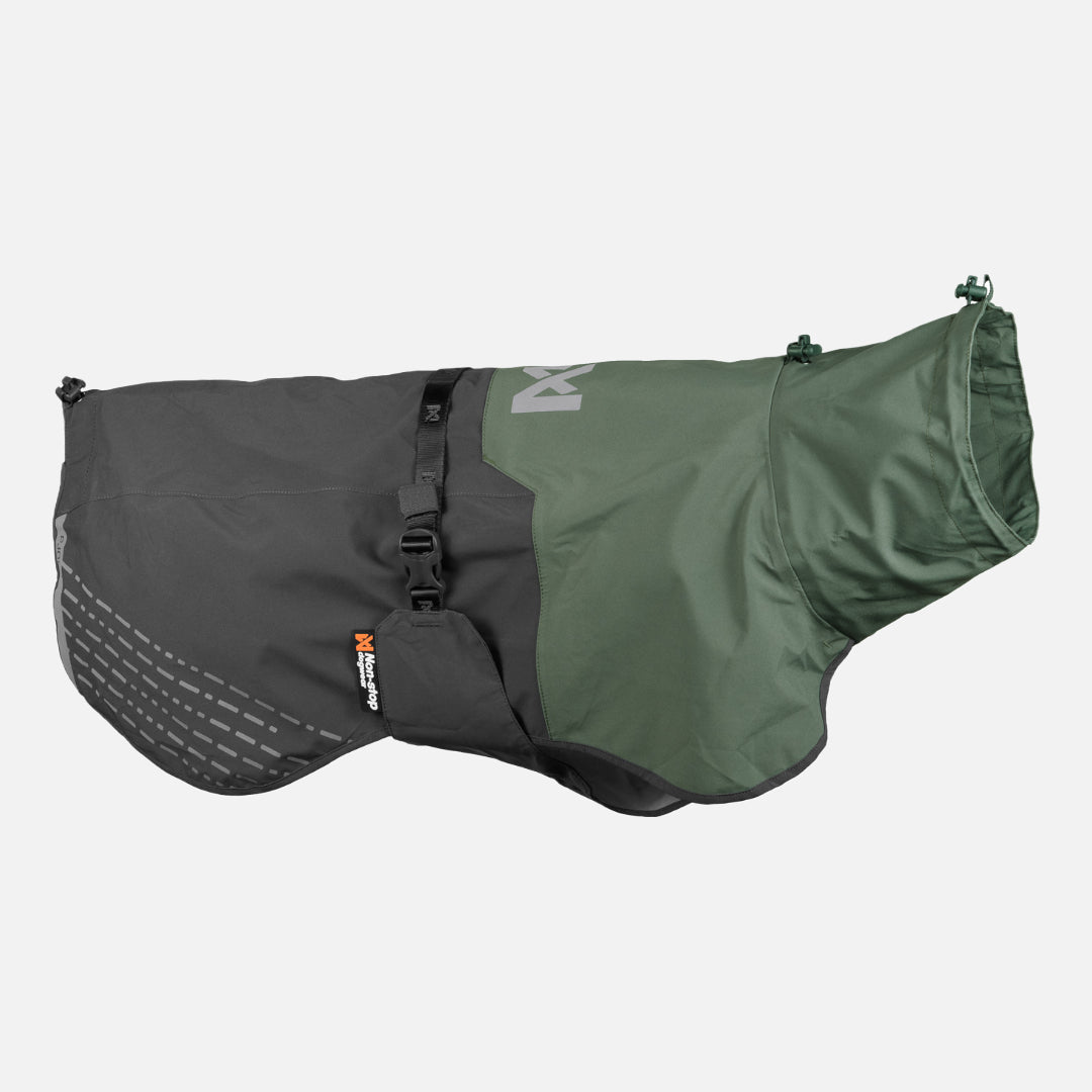 Non-stop dogwear | Fjord | Regndekken til hund | Grønn