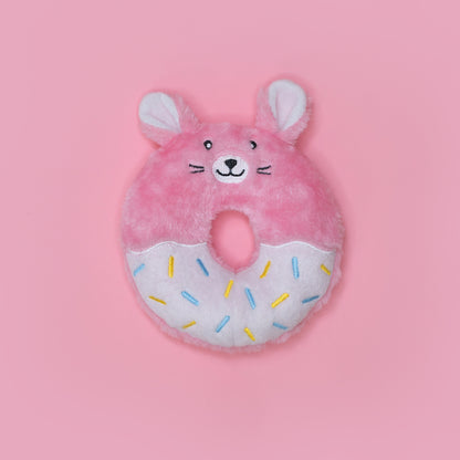 Hundeleke | Kastes som en frisbee | Donut Buddy Bunny